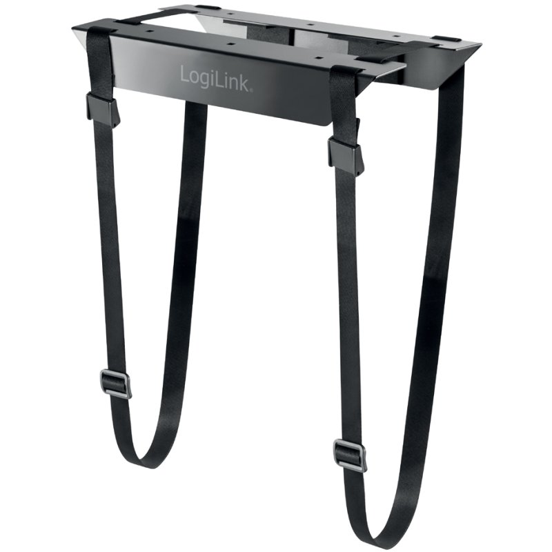 LogiLink CPU mounting system with steel strap, black, adjustable 340-540 mm