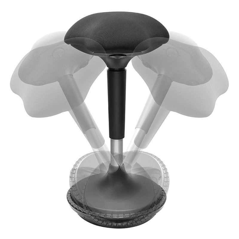 LogiLink Logistool, height-adjustable, black, 630-870 mm