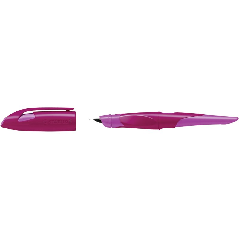 STABILO stylo-plume EASYbirdy droitier, bes/rose, pointe A