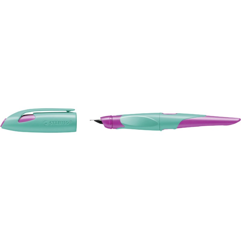 STABILO stylo-plume EASYbirdy droitier, bes/rose, pointe A