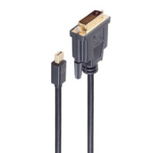 shiverpeaks Mini DisplayPort naar DVI-D kabel, 1 meter, zwart