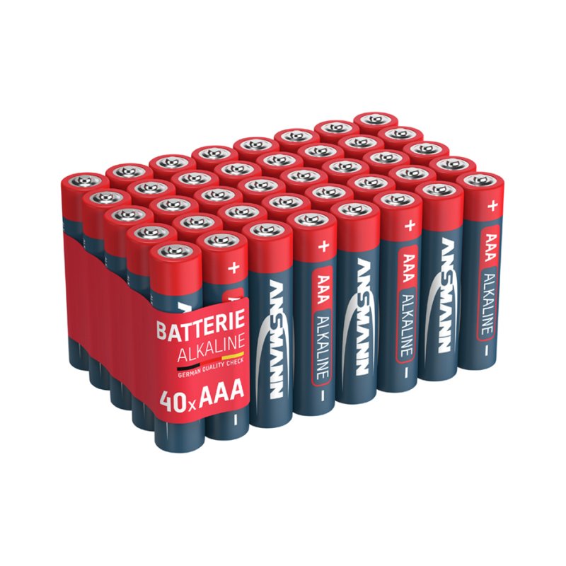 ANSMANN alkaline batterijen AAA, LR03 1,5 V, 1.200 mAh, 100 stuks