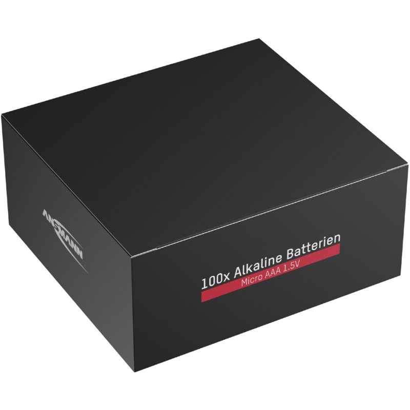 ANSMANN alkaline batterijen AAA, LR03 1,5 V, 1.200 mAh, 100 stuks
