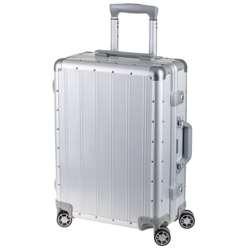 ALUMAXX reistrolley, aluminium mat zilver, 550×200×400 mm