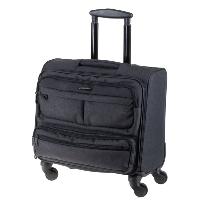 LiGHTPAK serviette RONNEY, polyester, anthracite, 445×245×440 mm