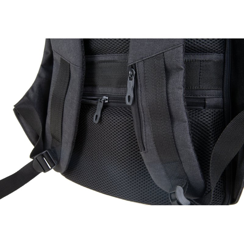 LiGHTPAK sac à dos SAFEPAK, port de charge USB, gris, 31×15×45 cm