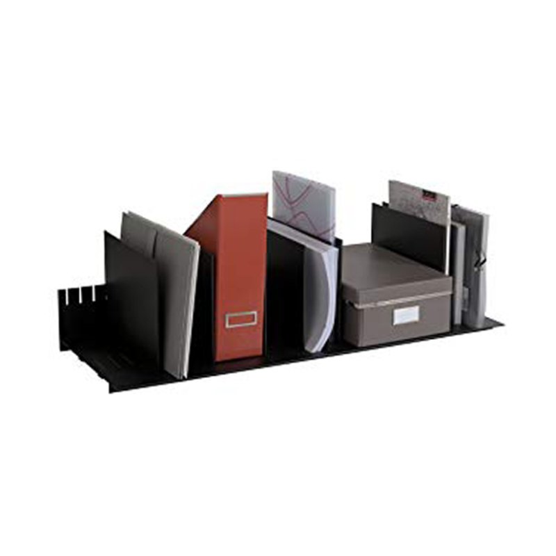 PAPERFLOW sorteervak met flexibele indeling, grijs, 802×275×210 mm
