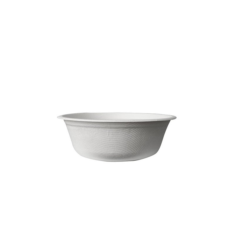 PAPSTAR Bol canne à sucre rond, 680 ml, blanc, 50 pièces