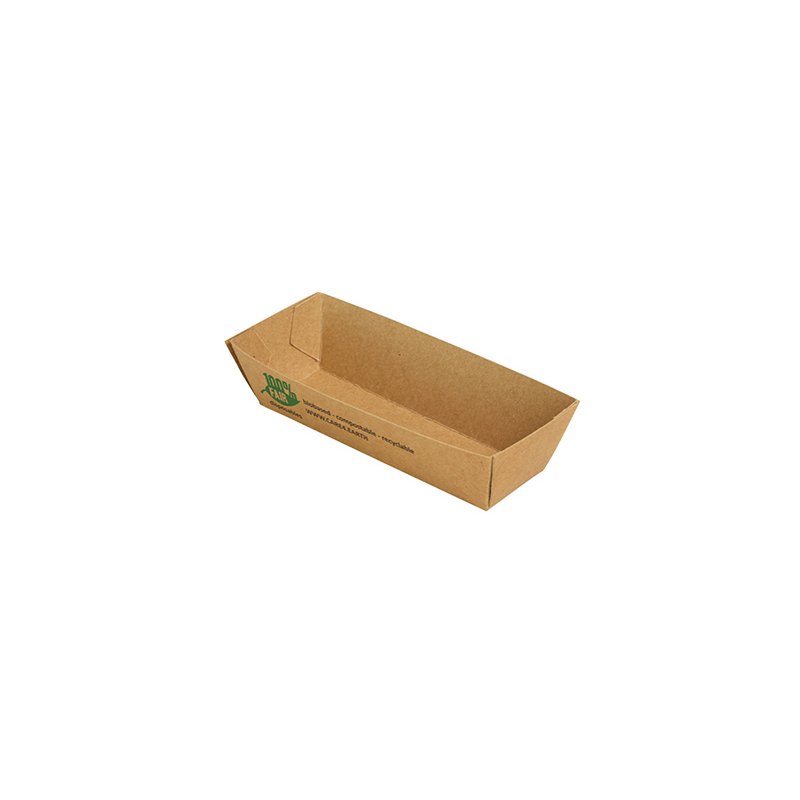 PAPSTAR boîtes à snacks 'pure', 160×110×40 mm, biodégradables, 80 pièces