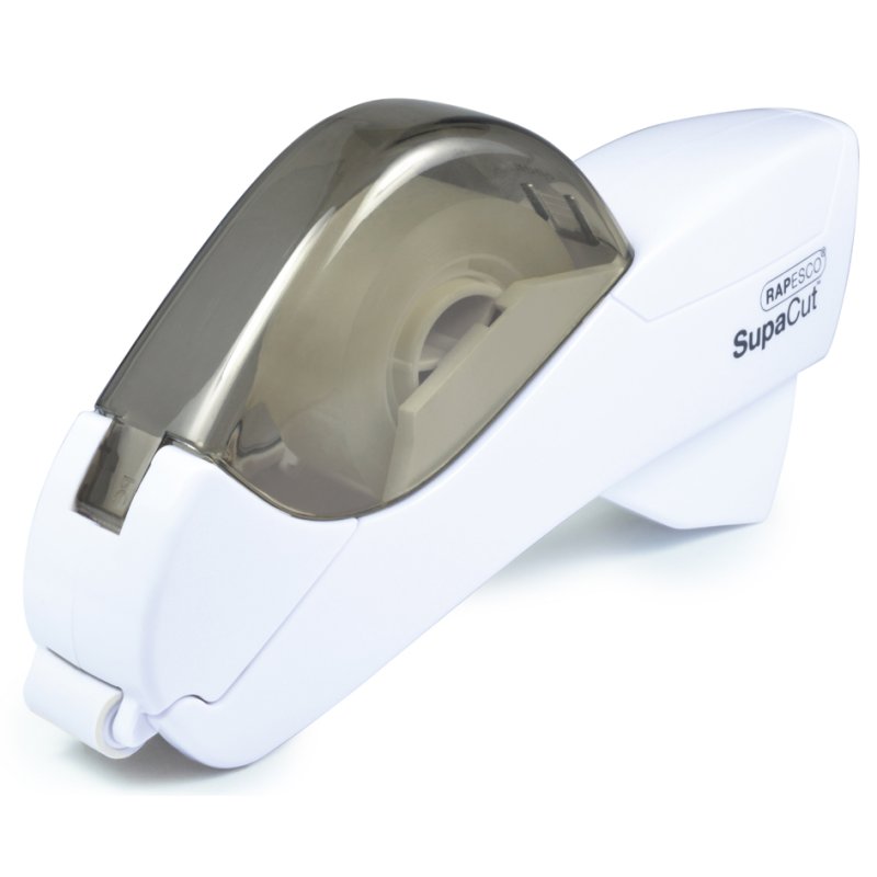 RAPESCO distributeur de ruban adhésif SupaCut, automatique, bleu clair, 2 rouleaux inclus