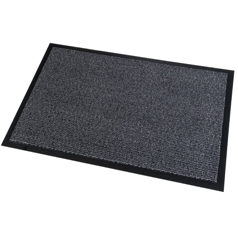 PAPERFLOW dirt-trapping mat Super Budget, grey, 900×1500 mm