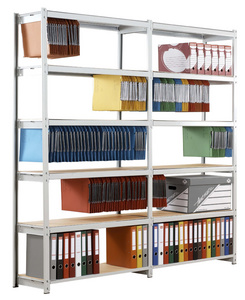 PAPERFLOW vloerbescherming hangmappenkasten, grijs spaanplaat, 1250×370 mm, 6 stuks