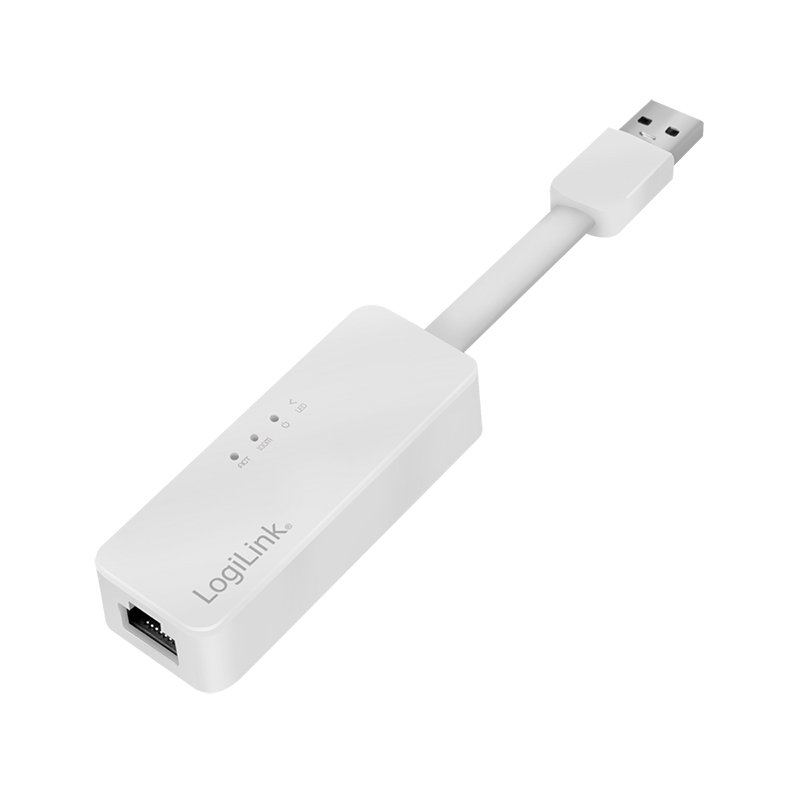 LogiLink Adaptateur USB 2.0 vers RJ45 ethernet, blanc, 10/100 Mbit/s