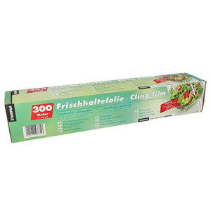STARPAK huishoudfolie, 300 mm breed, transparant, 300 m