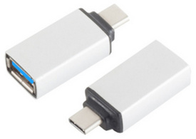 shiverpeaks USB 3.1 adapter, C-stekker naar A-koppeling, 5000 Mbit/s, zilver