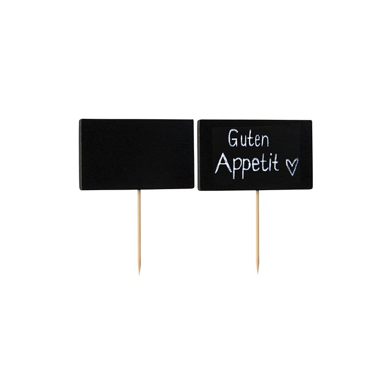 PAPSTAR piques à apéritif avec ardoise, 90 mm, 100 pièces