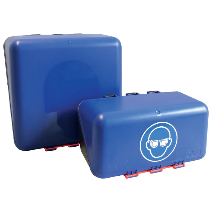 HYGOSTAR boîte de protection pour PBM MIDI, plastique, bleu