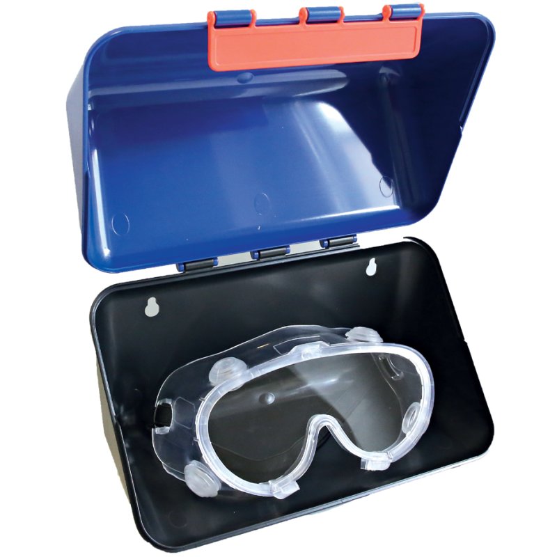 HYGOSTAR boîte de protection pour PBM MIDI, plastique, bleu