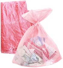 HYGOSTAR wasbare linnenzakken PROTECT, wateroplosbaar, 100 liter, rood