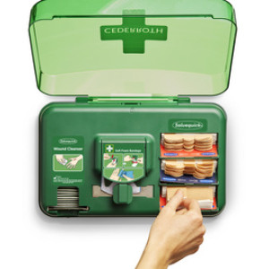 CEDERROTH verbandtrommel Wound Care Dispenser, ABS-kunststof, stofbescherming
