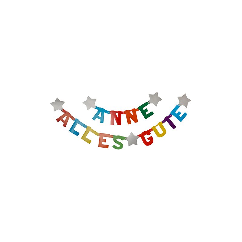 PAPSTAR customisable cardboard banner, 1.55 m, letter height 105 mm