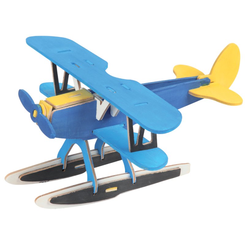Marabu KiDS 3D puzzel watervliegtuig, 28 stuks, sperrenhout, 210×90 mm