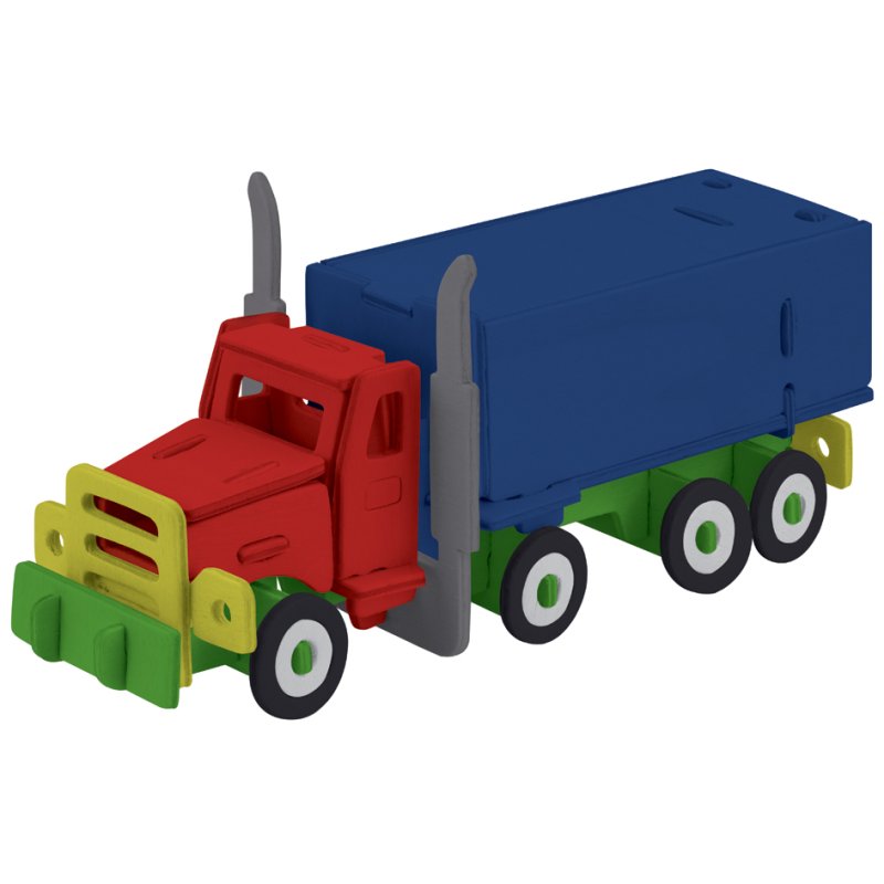 Marabu KiDS 3D puzzel Vrachtwagen, hout, 38 stuks, 190×80 mm