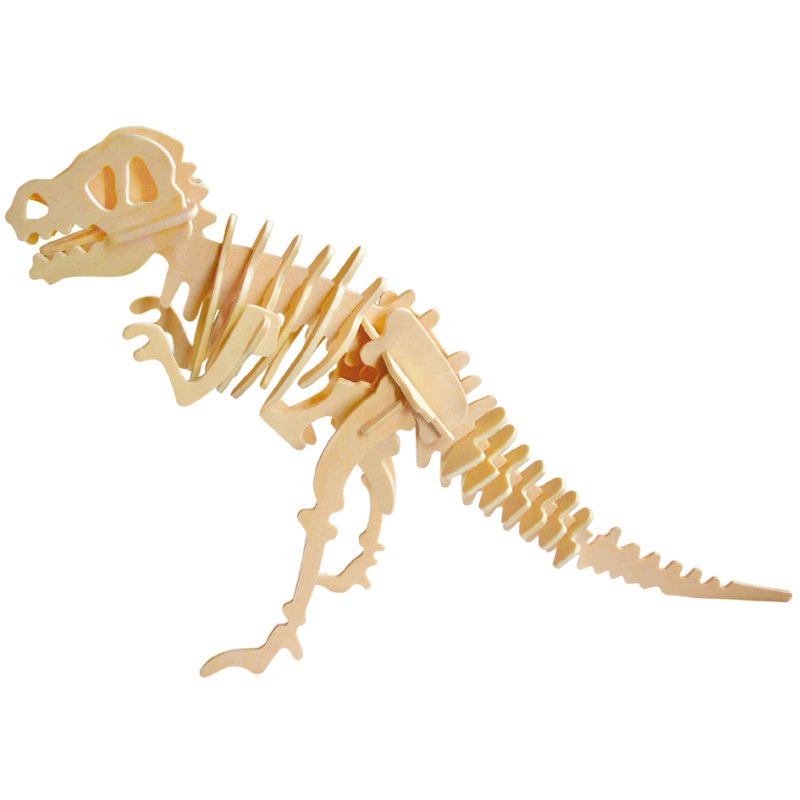 Marabu KiDS 3D puzzel T-Rex Dinosaurus, 29 stuks, sperrenhout