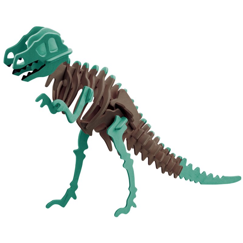 Marabu KiDS 3D puzzel T-Rex Dinosaurus, 29 stuks, sperrenhout