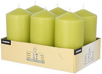 STARPAK stompkaars, crème, 60 mm diameter, 6 stuks