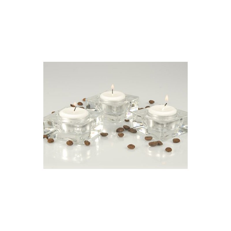 STARPAK bougies chauffe-plat, blanc, diamètre 38 mm, 100 pièces