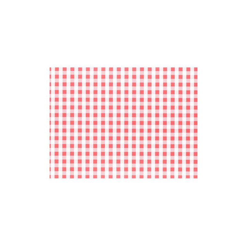 PAPSTAR sets de table jetables Vichy carreaux, 400×300 mm, rouge/blanc à carreaux, 100 pièces