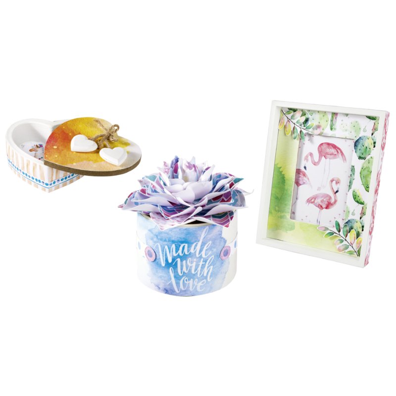 folia motivblok Aquarel, 240 × 340 mm, 20 vellen, 270 g/m²