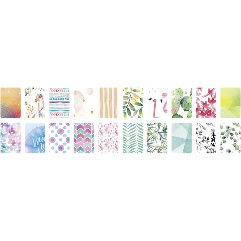 folia motivblok Aquarel, 240 × 340 mm, 20 vellen, 270 g/m²