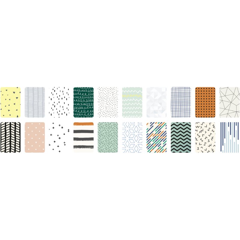 folia motivpapier minimalistisch, 240 × 340 mm, 270 g/m², 20 vel