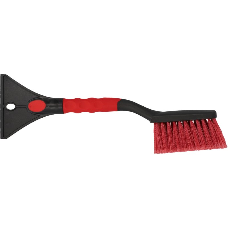 NIGRIN grattoir à glace avec brosse à neige, 400 mm, noir/rouge
