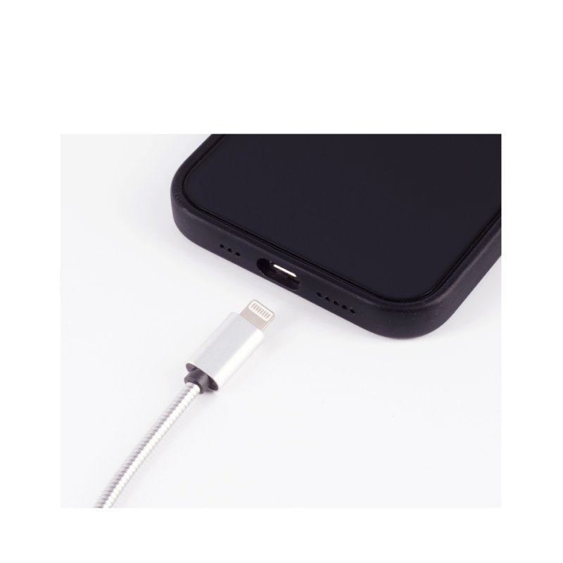 shiverpeaks câble de données et de charge USB-A vers Lightning, 1 m, argent