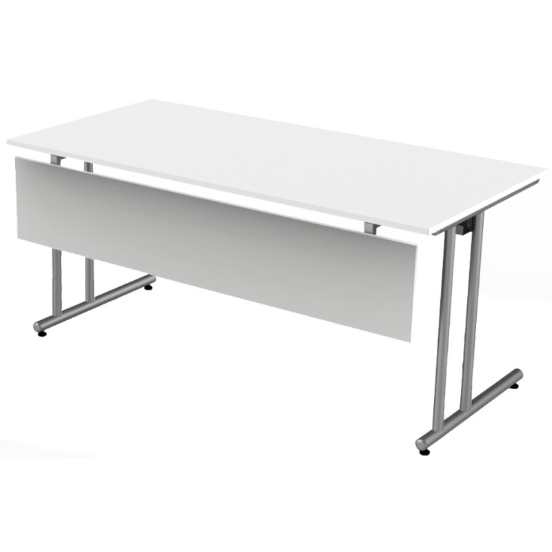 kerkmann bureau Start Up, 100×60 cm, chêne, piètement argent