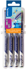 PILOT fineliner FRIXION EVOLUTIVE SET, uitwisbare inkt, 4 kleuren, 4 stuks