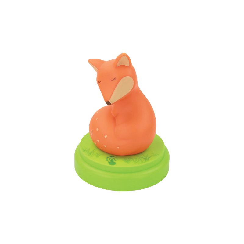 ANSMANN nachtlampje vosje, groen/oranje, aanraaksensor, 30 min timer