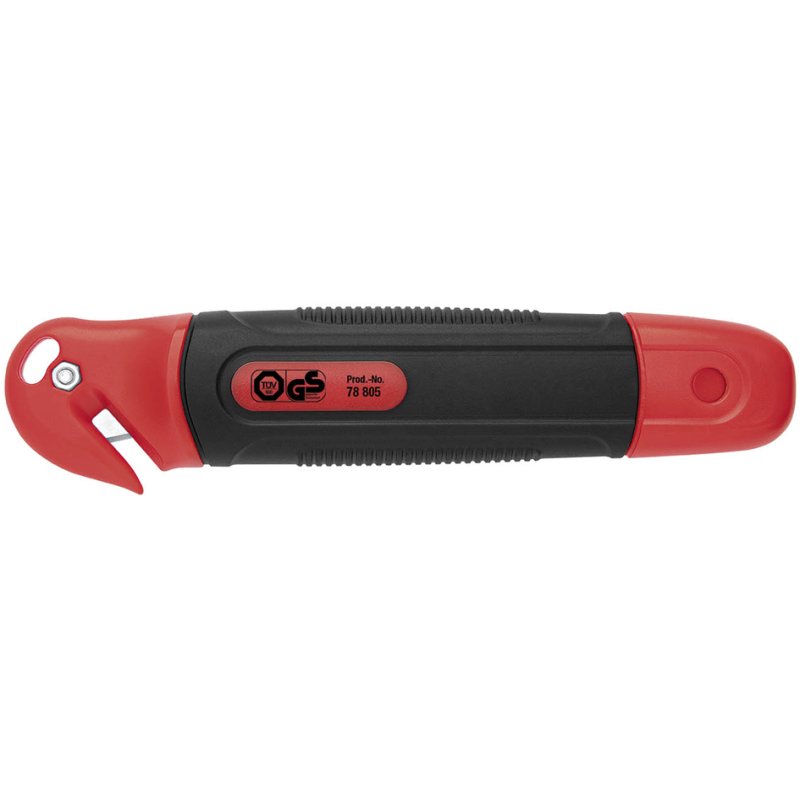 WEDO Safety-Cutter Standard, lame trapézoïdale, noir/rouge