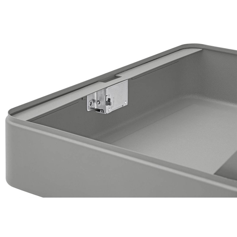 WEDO caisse pour billets Standard, serrure à chiffres, gris, 300×240×90 mm