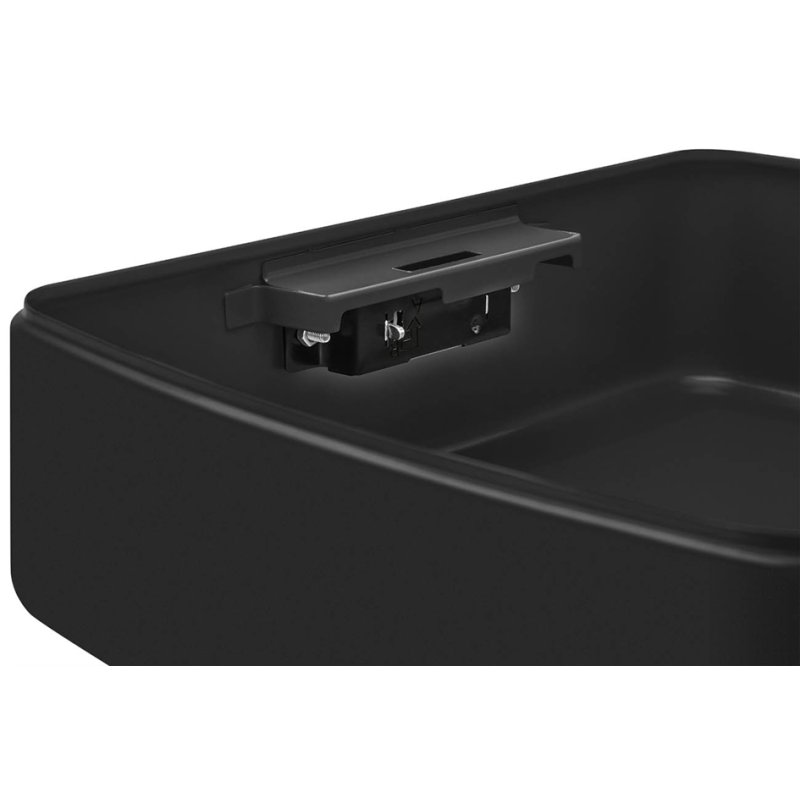WEDO coffret à monnaie avec serrure à combinaison, 7 compartiments, noir, 250×190×90 mm