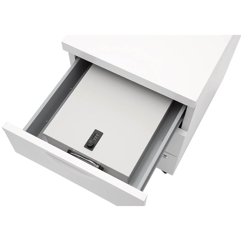 WEDO document case A4, light grey, combination lock, 355×260×67 mm