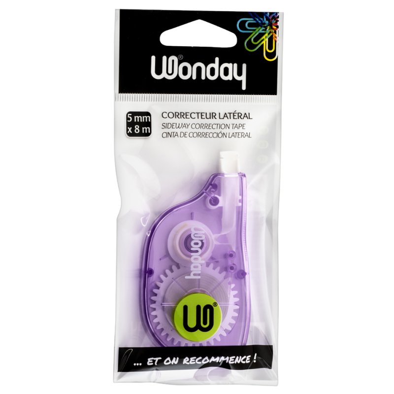 Wonday correcteur roller, 5 mm × 8 m, violet-transparent