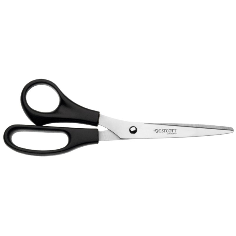 WESTCOTT kantoorsschaar 210 mm, zwart, linkshandigen