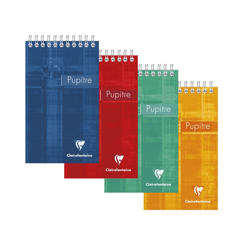 Clairefontaine spiraalblok A6, geruit 5×5 mm, 80 vel, 5 stuks