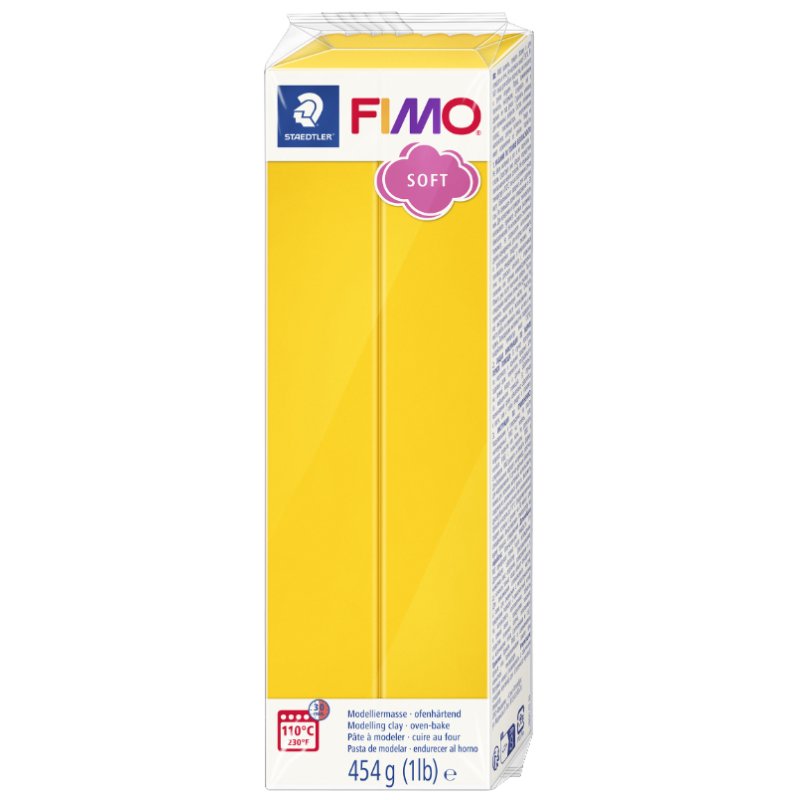FIMO SOFT pâte à modeler, durcissable au four, rose clair, 454 g