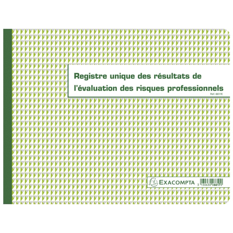 EXACOMPTA geniet registratieboek, 240 × 320 mm horizontaal, 60 pagina's
