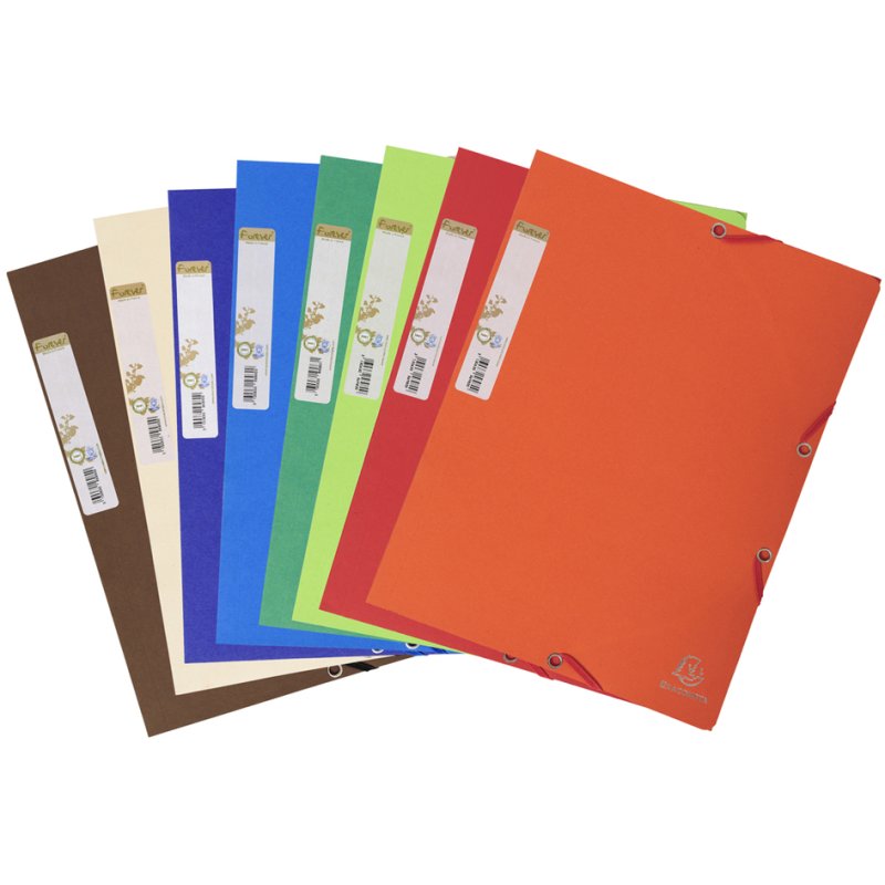 EXACOMPTA elastomap FOREVER A4, gekleurd gesorteerd, 25 stuks